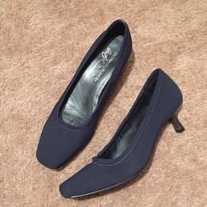 Donald J. Pliner Square Toe Kitten Heels